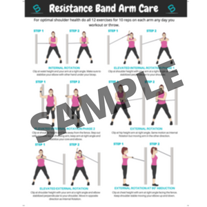 Softballa® Resistance Bands With Arm Care Program