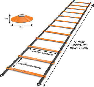 Softballa® Agility Ladder & 8 Cone Set